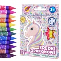 Detské grafitové farbičky bez dreva UNICORN, sada 12ks, 316121009