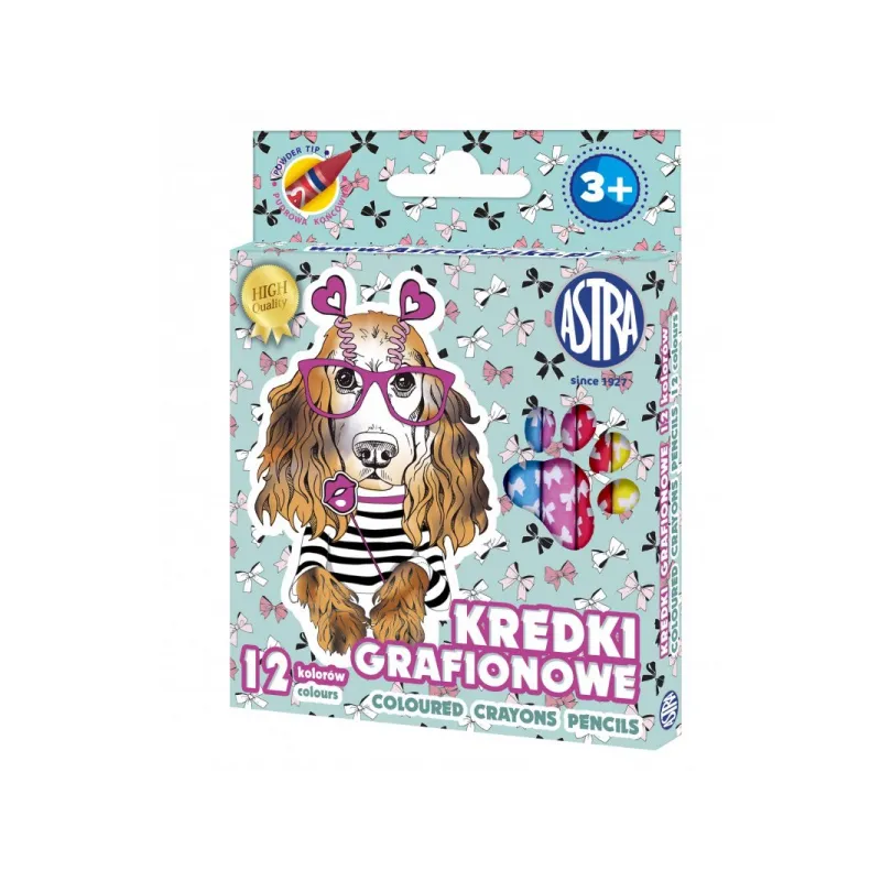 Detské grafitové farbičky bez dreva SWEET DOGS, sada 12ks, 316121010 Detské grafitové farbičky bez dreva SWEET DOGS, sada 12ks, 316121010