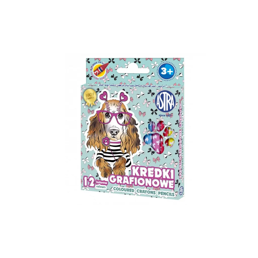 Dětské grafitové barvičky bez dřeva SWEET DOGS, sada 12ks, 316121010