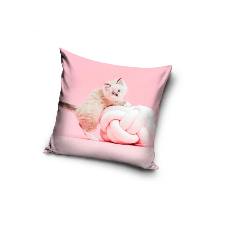 CARBOTEX Obliečka na vankúšik 40/40cm RUŽOVÉ MAČIATKO, PNL213001 CARBOTEX Obliečka na vankúšik 40/40cm RUŽOVÉ MAČIATKO, PNL213001