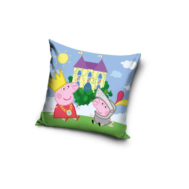 CARBOTEX Obliečka na vankúšik 40/40cm PEPPA PIG, PP215007 CARBOTEX Obliečka na vankúšik 40/40cm PEPPA PIG, PP215007