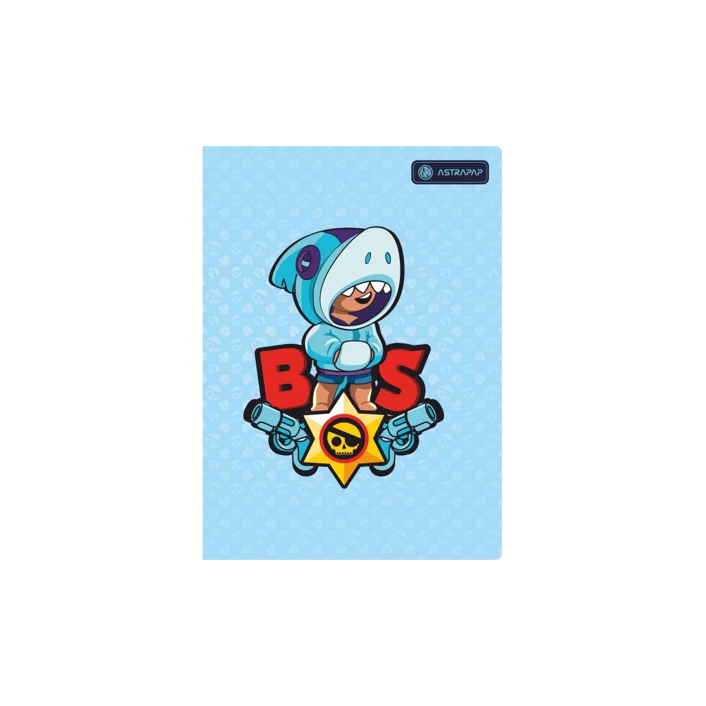 ASTRAPAP, Sešit A5 čtverečkovaný, 16 listů, mix vzorů, 102021003