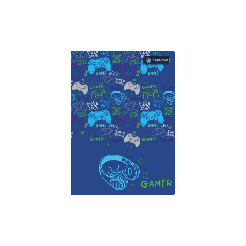 ASTRAPAP, Sešit A5 čtverečkovaný, 32 listů, mix vzorů, 102021005