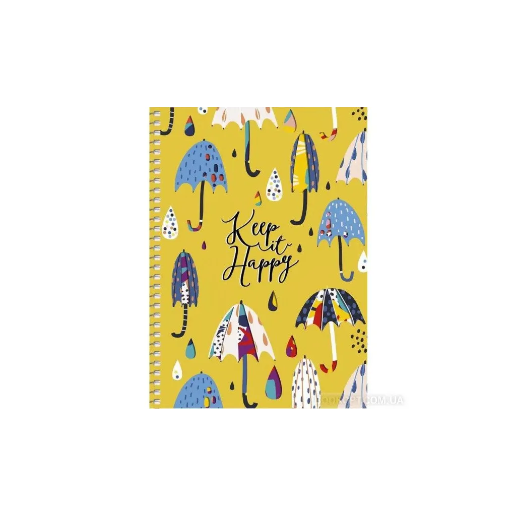 SHKOLYARYK Dizajnový blok so špirálou A5, 80 listov, štvorčekový, mix motívov, 104021032