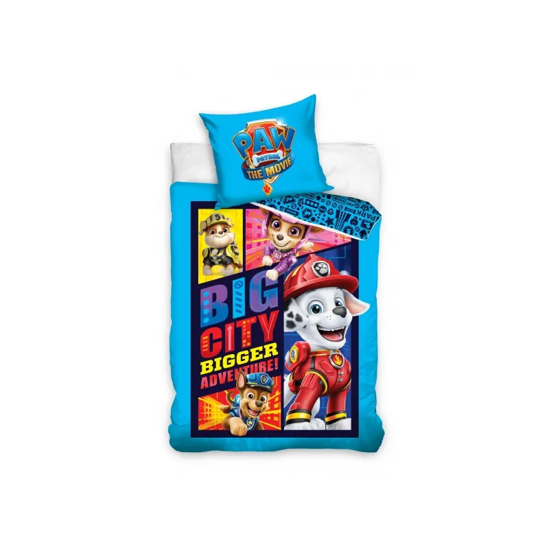 CARBOTEX Obojstranné obliečky PAW PATROL Movie, 140/200+70/90, PAWM211001 CARBOTEX Obojstranné obliečky PAW PATROL Movie, 140/200+70/90, PAWM211001
