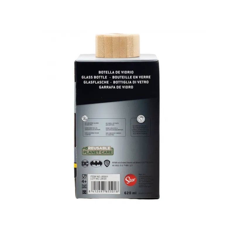 Luxusná sklenená fľaša BATMAN 620ml, 85501 Luxusná sklenená fľaša BATMAN 620ml, 85501