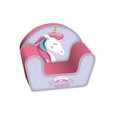 ZASKA Pěnové křeslo do dětského pokoje UNICORN, ZK50779 ZASKA Pěnové křeslo do dětského pokoje UNICORN, ZK50779