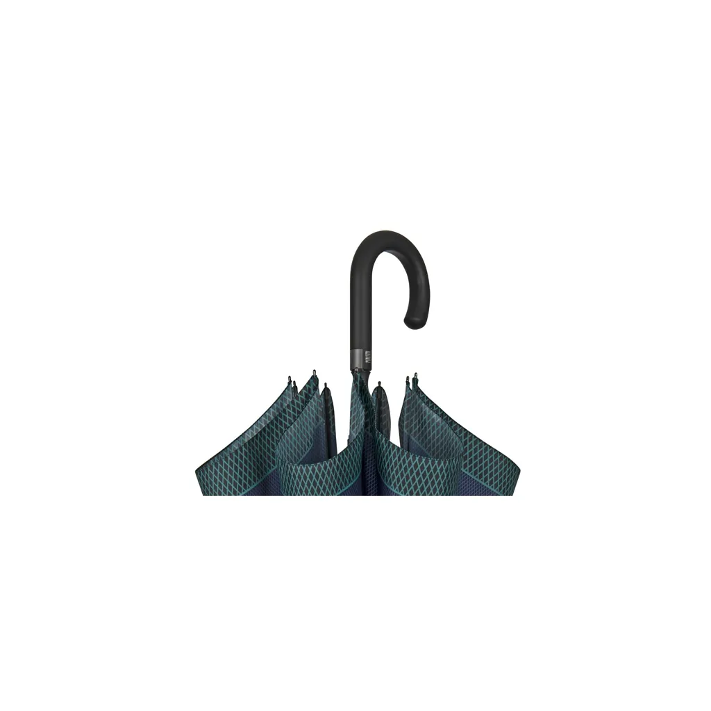 PERLETTI Pánsky automatický dáždnik TECHNOLOGY / hnedá, 21706