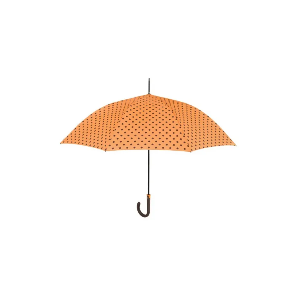 PERLETTI dámsky automatický dáždnik DOTS fialová – priemer 112 cm, vetruodolný