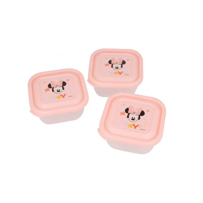 Plastová dóza / krabička na jedlo MINNIE MOUSE, 3ks, 13106 Plastová dóza / krabička na jedlo MINNIE MOUSE, 3ks, 13106
