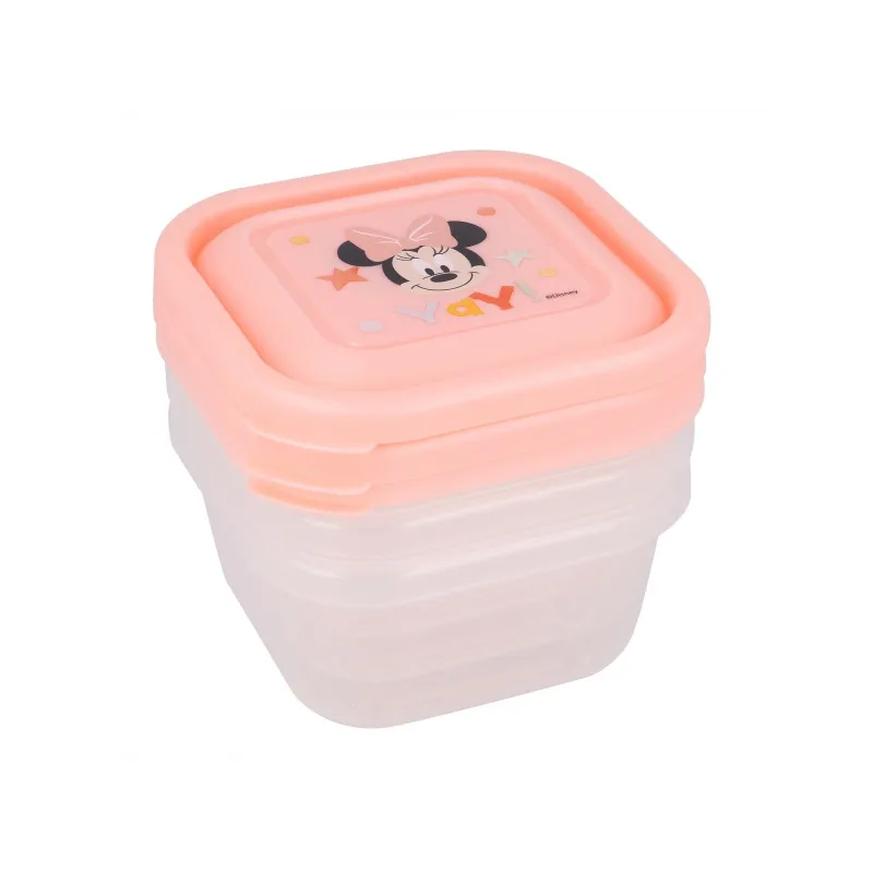 Plastová dóza / krabička na jedlo MINNIE MOUSE, 3ks, 13106 Plastová dóza / krabička na jedlo MINNIE MOUSE, 3ks, 13106