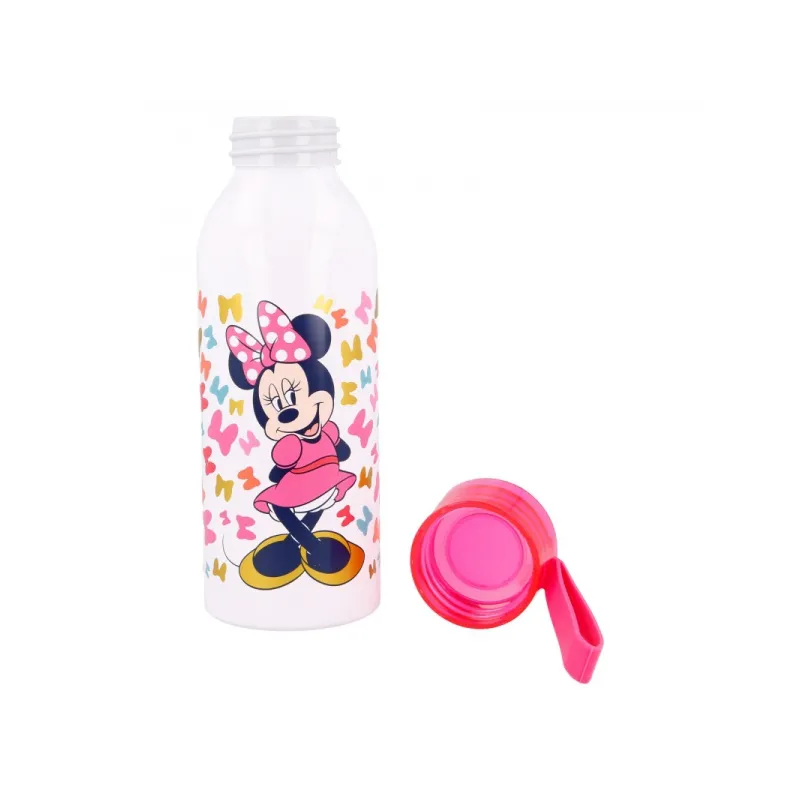 Hliníková fľaša so silikónovým pútkom MINNIE MOUSE, 510ml, 51124 Hliníková fľaša so silikónovým pútkom MINNIE MOUSE, 510ml, 51124