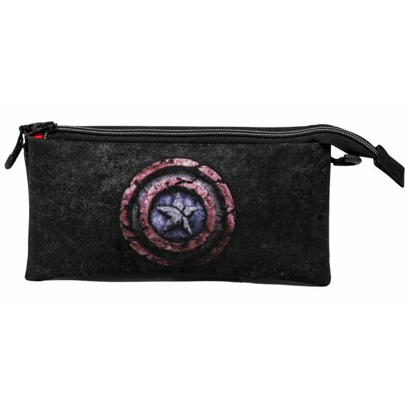 Triple peračník / puzdro na zips AVENGERS Captain America Stone, 01793 Triple peračník / puzdro na zips AVENGERS Captain America Stone, 01793
