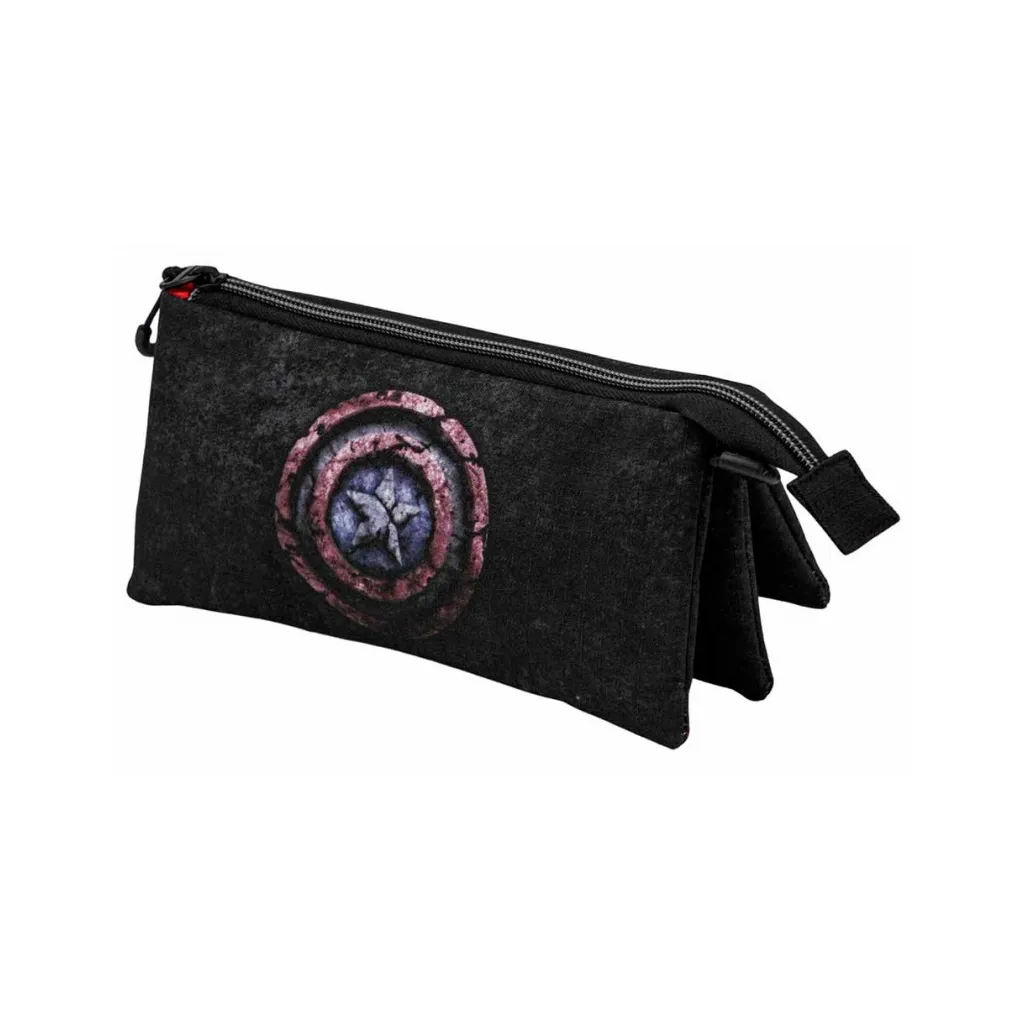 Triple peračník / puzdro na zips AVENGERS Captain America Stone, 01793
