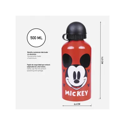 Súprava / Detský 3D batoh + Športová hliníková fľaša MICKEY MOUSE, 2100003588 Súprava / Detský 3D batoh + Športová hliníková fľaša MICKEY MOUSE, 2100003588