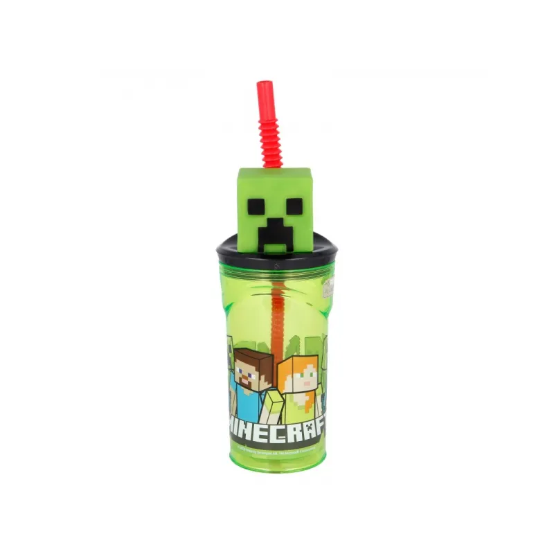 Plastový 3D pohár s figúrkou MINECRAFT, 360ml, 40466