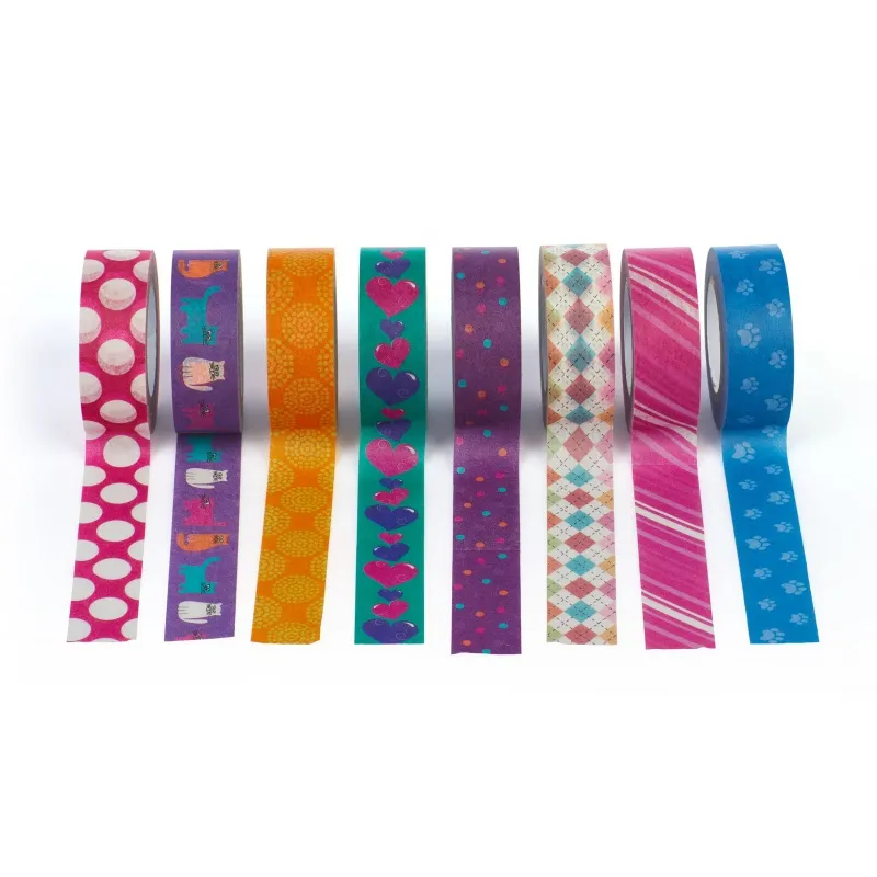 CREATIVO Dekoračná washi páska 15 mm x 10 m, mix motívov FANCY, 421118002 CREATIVO Dekoračná washi páska 15 mm x 10 m, mix motívov FANCY, 421118002