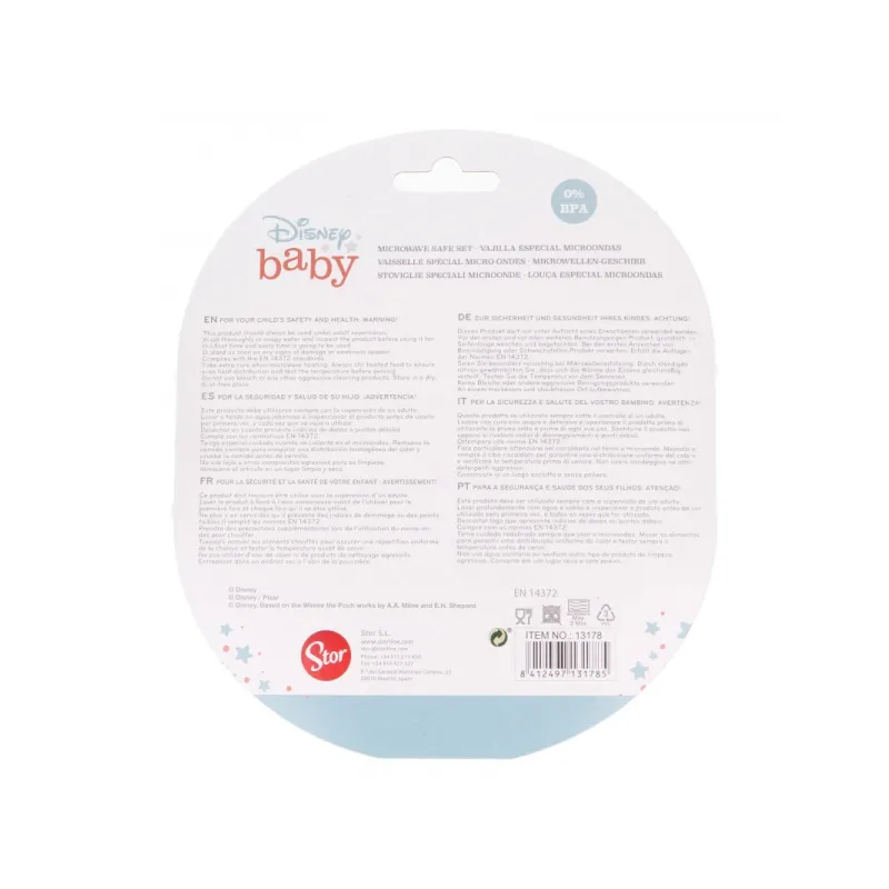 Detský plastový riad 2ks, MINNIE MOUSE Baby, miska, lyžička, 13178 Detský plastový riad 2ks, MINNIE MOUSE Baby, miska, lyžička, 13178