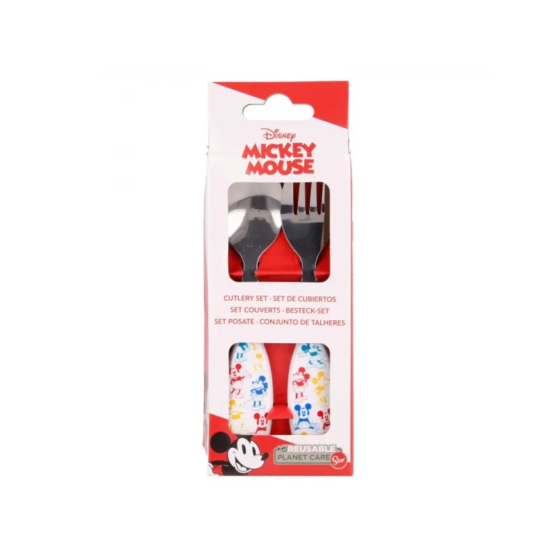 Dětský příbor MICKEY MOUSE (vidlička a lžička), 60128 Dětský příbor MICKEY MOUSE (vidlička a lžička), 60128
