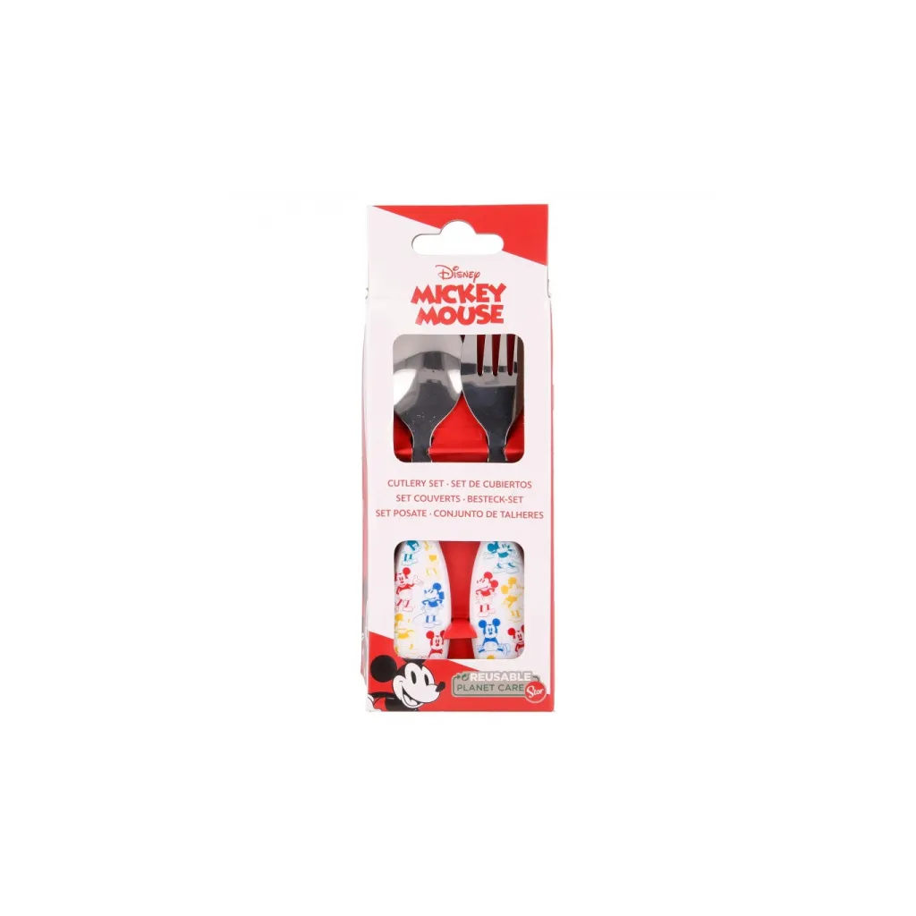 Dětský příbor MICKEY MOUSE (vidlička a lžička), 60128