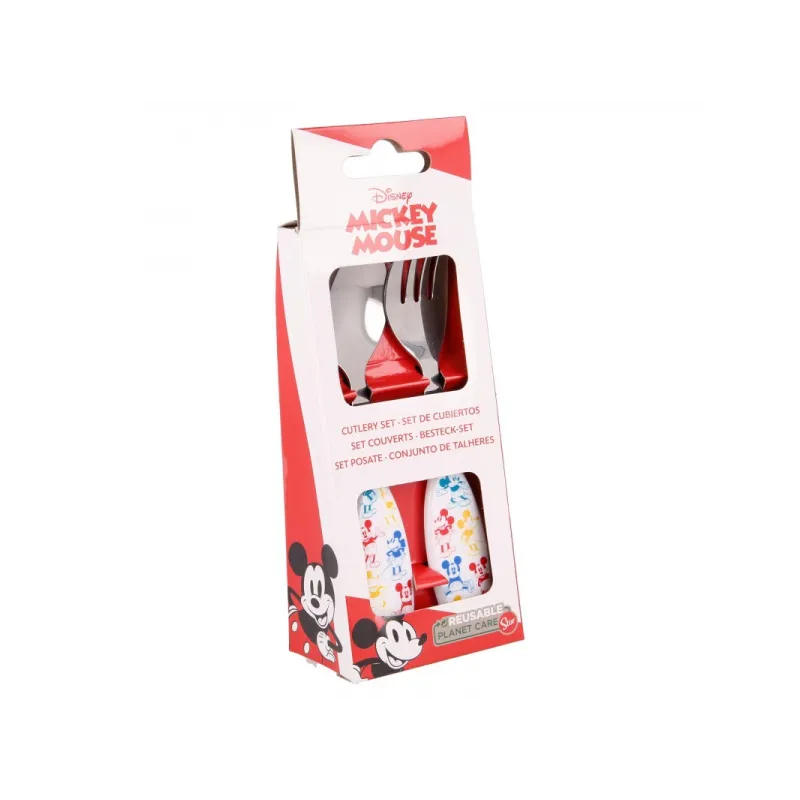Detský príbor MICKEY MOUSE (vidlička a lyžička), 60128 Detský príbor MICKEY MOUSE (vidlička a lyžička), 60128