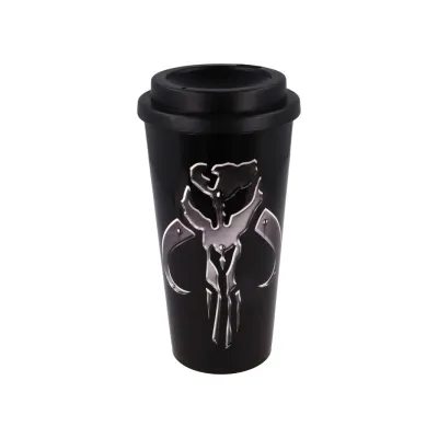 Plastová termo sklenička s víkem STAR WARS Mandalorian, 520ml, 04869 Plastová termo sklenička s víkem STAR WARS Mandalorian, 520ml, 04869