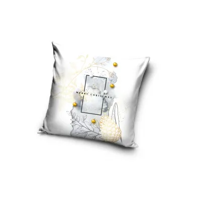CARBOTEX Vianočná obliečka na vankúšik WHITE, 40/40cm, PNL215047