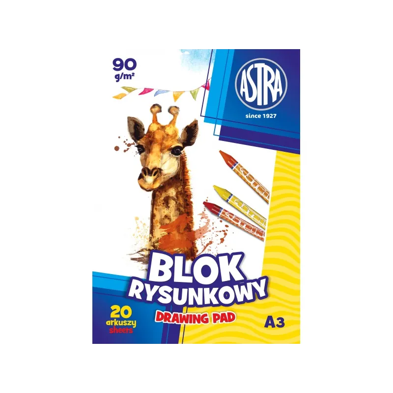 ASTRA Náčrtník / skicár A3, 20 listov 90g/m2, 106119002 ASTRA Náčrtník / skicár A3, 20 listov 90g/m2, 106119002