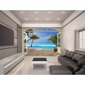 WALLTASTIC  Fototapeta 243 x 304cm PARADISE BEACH, 43565