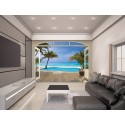 Walltastic, Dekorační fototapeta 243 x 304cm Paradise Beach, 43565