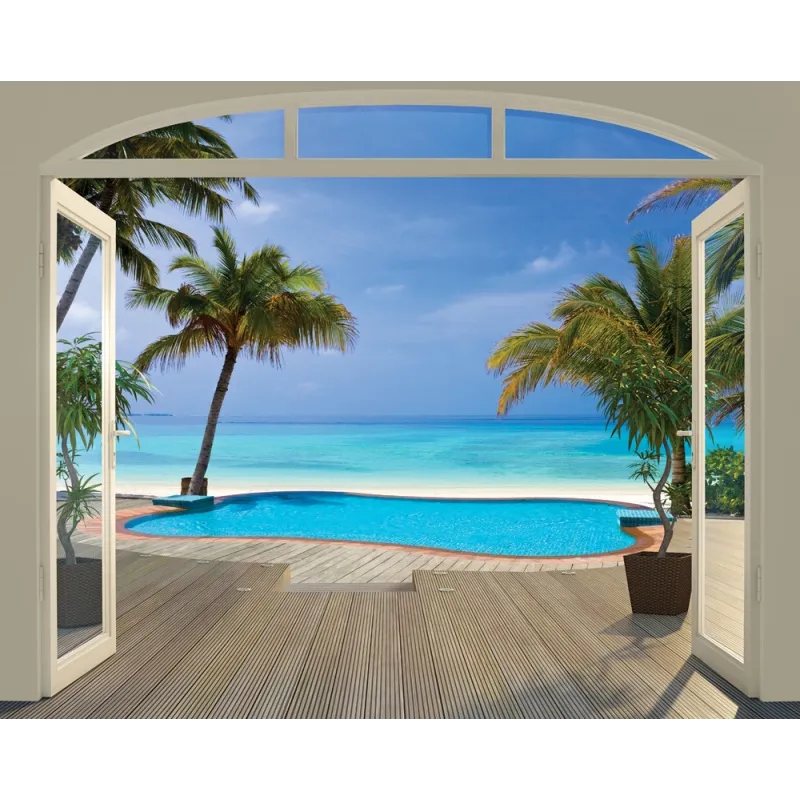 Walltastic, Dekorační fototapeta 243 x 304cm Paradise Beach, 43565 Walltastic, Dekorační fototapeta 243 x 304cm Paradise Beach, 43565