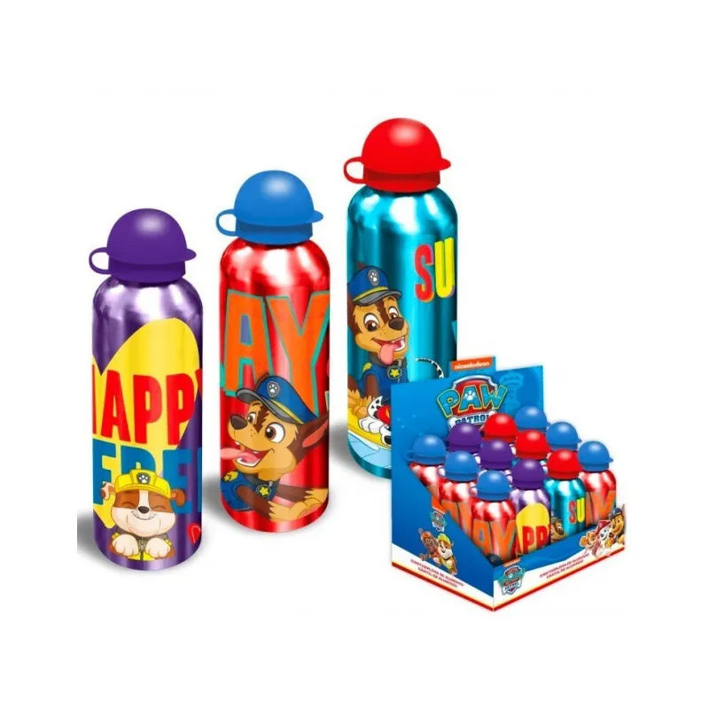 Hliníková fľaša na pitie PAW PATROL / fialová, 500ml, CD210A Hliníková fľaša na pitie PAW PATROL / fialová, 500ml, CD210A