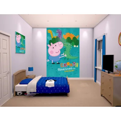 WALLTASTIC Fototapeta PEPPA PIG 150 x 240 cm, 43015 WALLTASTIC Fototapeta PEPPA PIG 150 x 240 cm, 43015