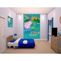 WALLTASTIC Fototapeta PEPPA PIG 150 x 240 cm, 43015