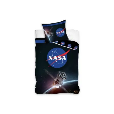 CARBOTEX Oboustranné bavlněné povlečení NASA, 140/200+70/90, NASA201012