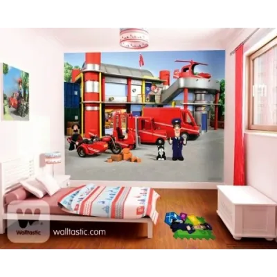 Walltastic, Dekorační fototapeta 243 x 304cm Postman Pat, 40304 Walltastic, Dekorační fototapeta 243 x 304cm Postman Pat, 40304