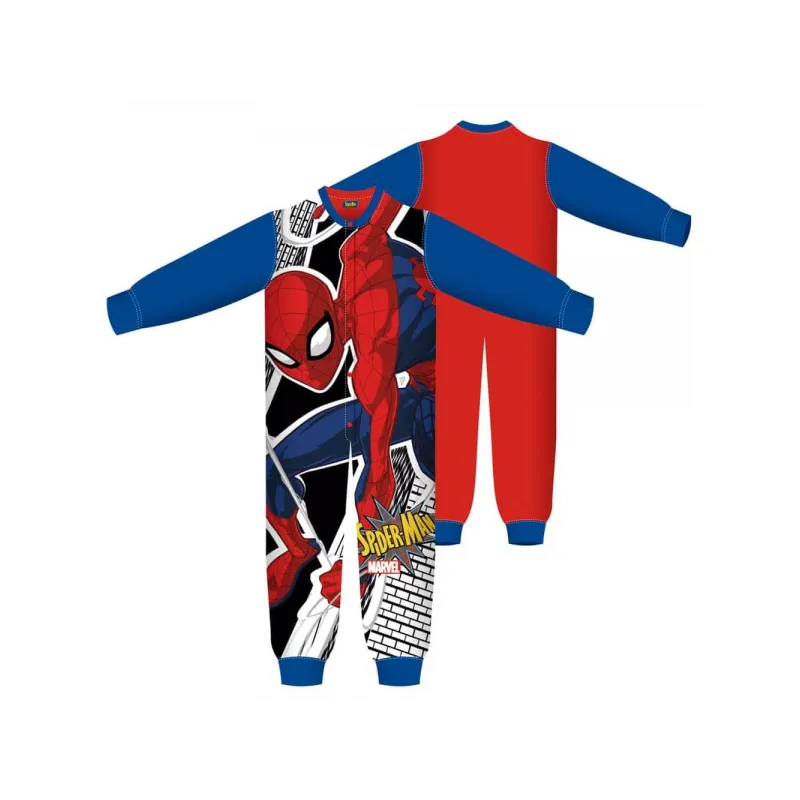 Flísový overal na spanie SPIDERMAN, SM14048 Flísový overal na spanie SPIDERMAN, SM14048