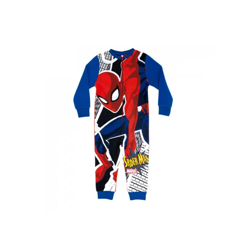 Flísový overal na spanie SPIDERMAN, SM14048 Flísový overal na spanie SPIDERMAN, SM14048