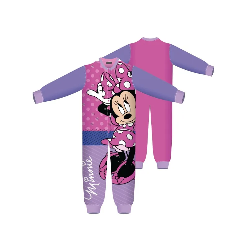 Flísový overal na spanie MINNIE MOUSE, WD14046 Flísový overal na spanie MINNIE MOUSE, WD14046