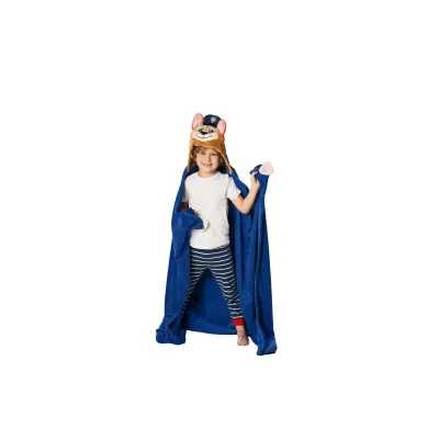 Detská supersoft deka s 3D kapucou PAW PATROL Chase, 110/140cm, PAW213045 Detská supersoft deka s 3D kapucou PAW PATROL Chase, 110/140cm, PAW213045