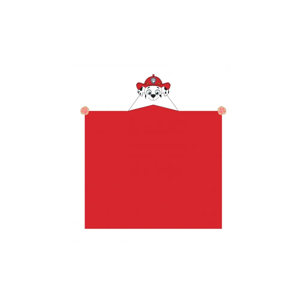 Dětská supersoft deka s 3D kapucí PAW PATROL Marshall, 110/140cm, PAW213047