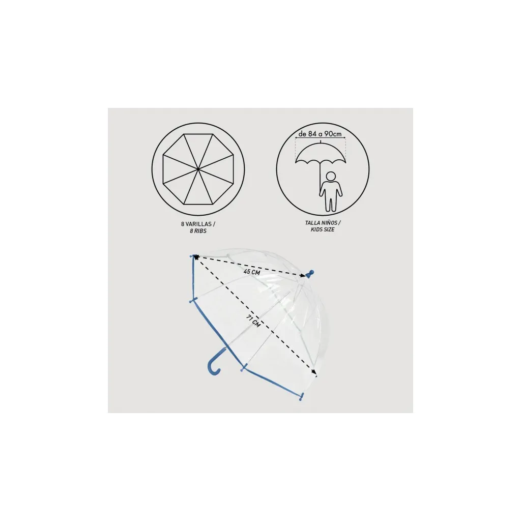 Dětský deštník AVENGERS Captain America Transparent, 2400000548