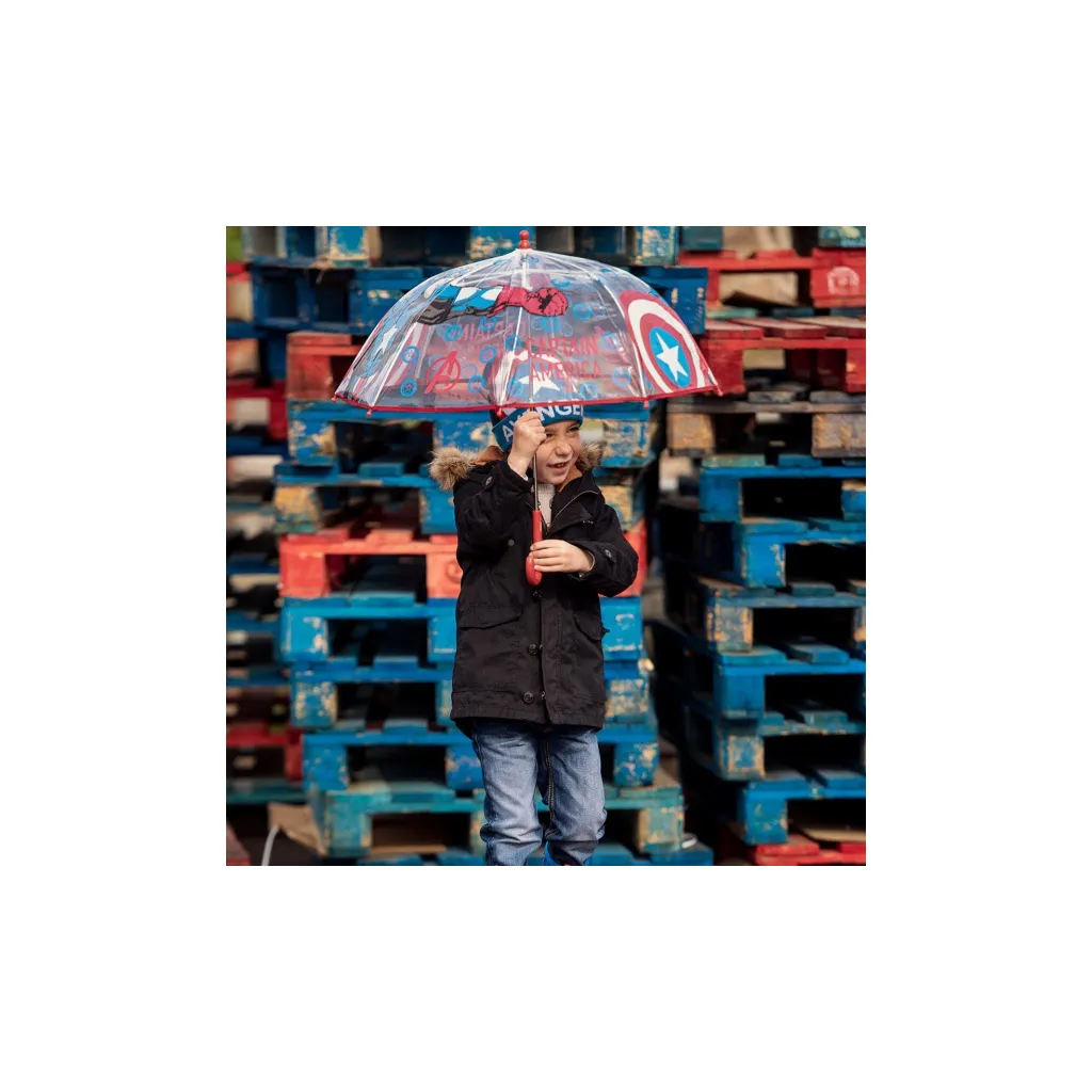Detský dáždnik AVENGERS Captain America Transparent, 2400000548