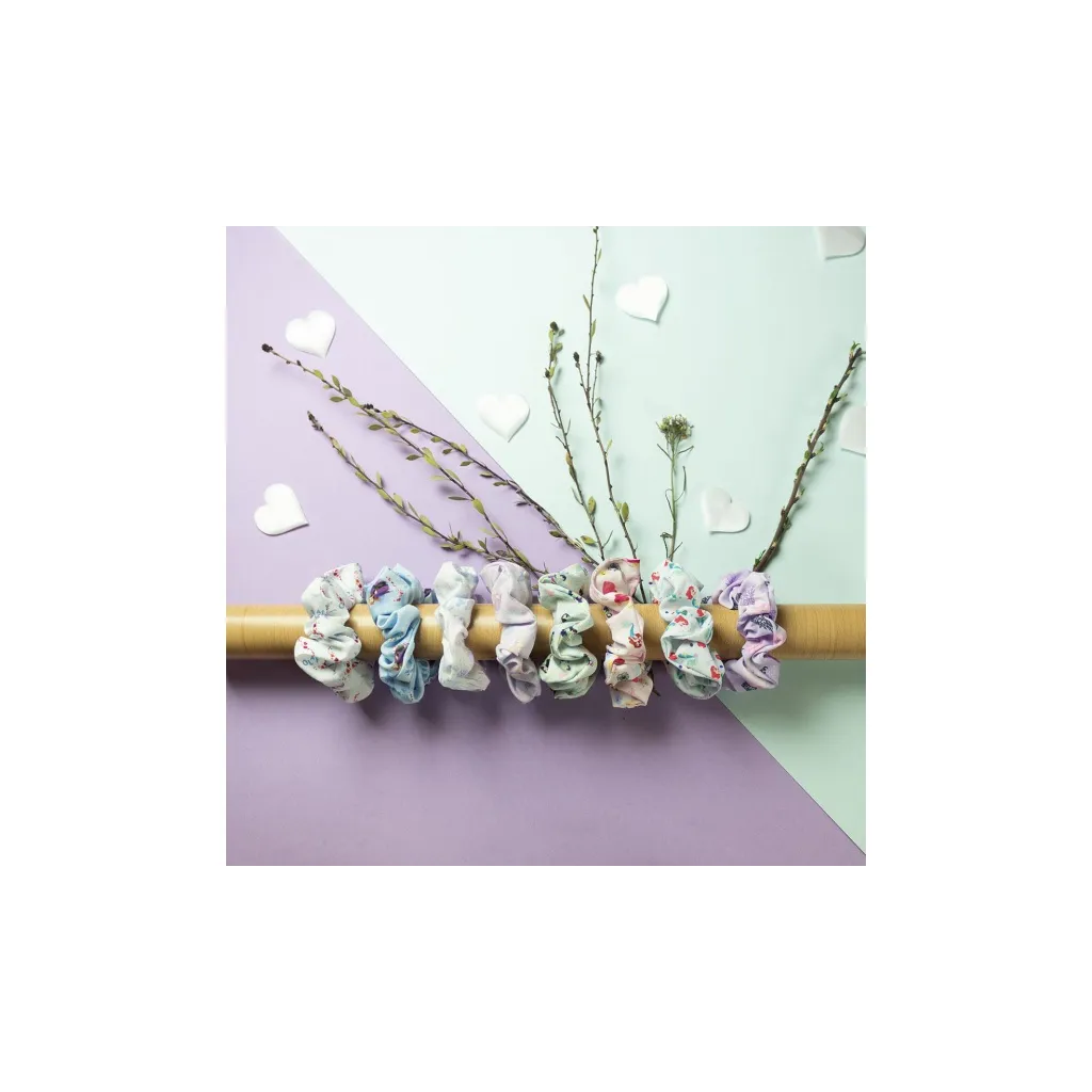 Scrunchies gumičky do vlasov 5ks DISNEY FROZEN, 2500001912