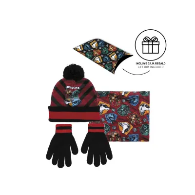 Detský zimný set v darčekovom balení (čiapka, nákrčník, rukavice) HARRY POTTER, 2200007942 Detský zimný set v darčekovom balení (čiapka, nákrčník, rukavice) HARRY POTTER, 2200007942