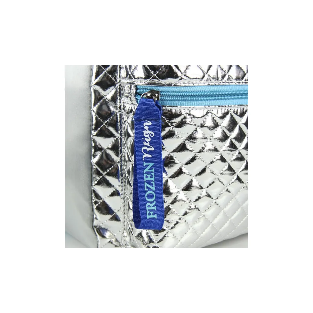 Dívčí stylový batoh DISNEY FROZEN Fashion Silver, 40cm, 2100002694