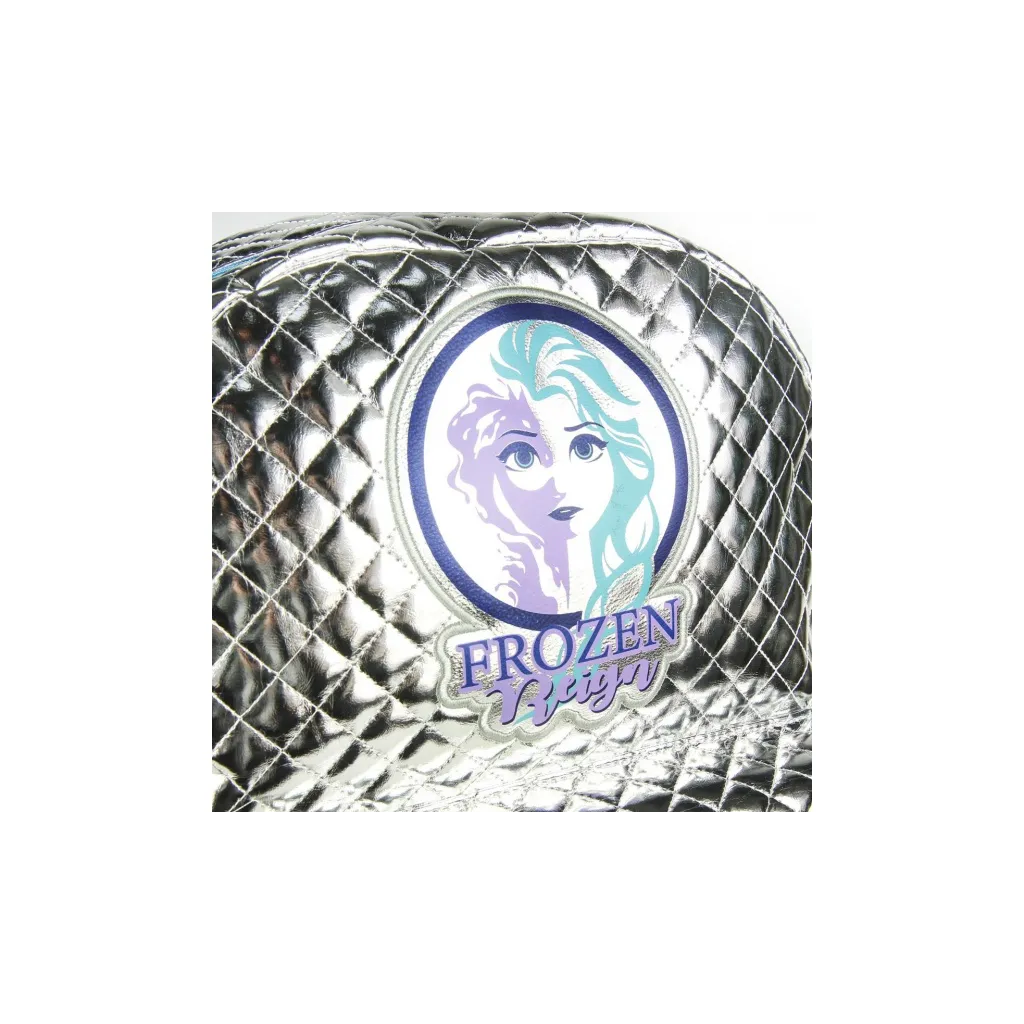 Dívčí stylový batoh DISNEY FROZEN Fashion Silver, 40cm, 2100002694