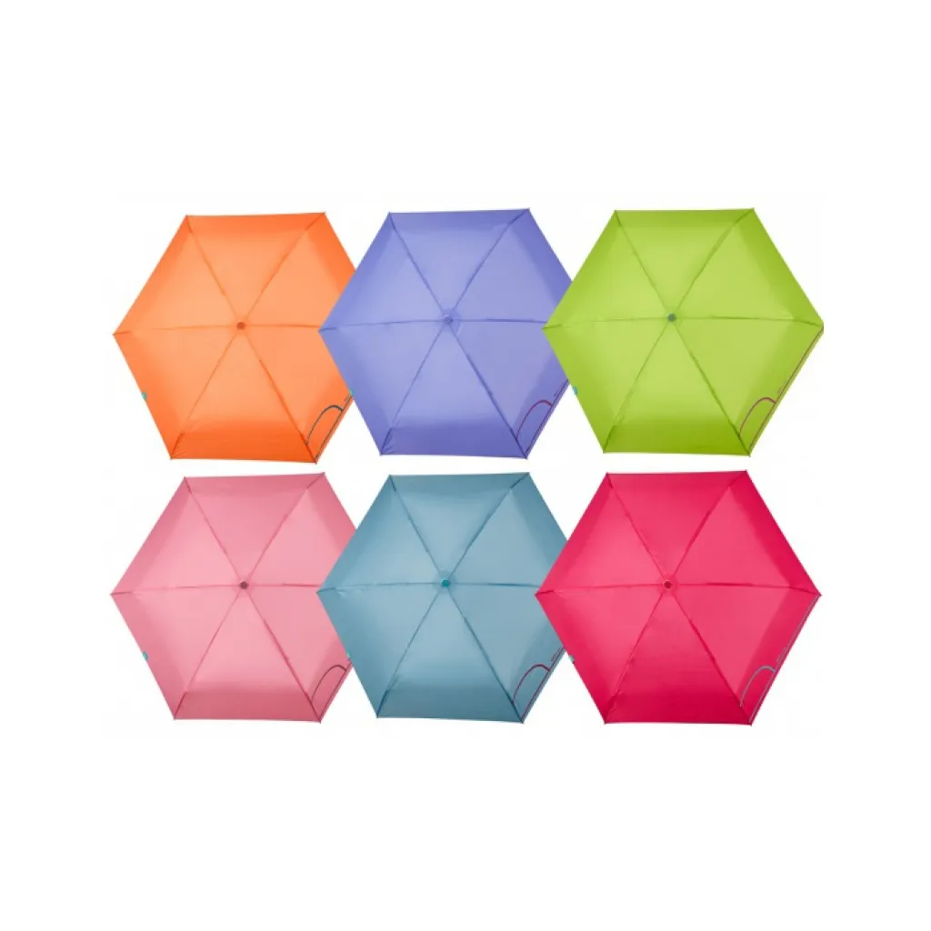 PERLETTI Dámský kabelkový deštník COLORINO / zelená limetková, 26239