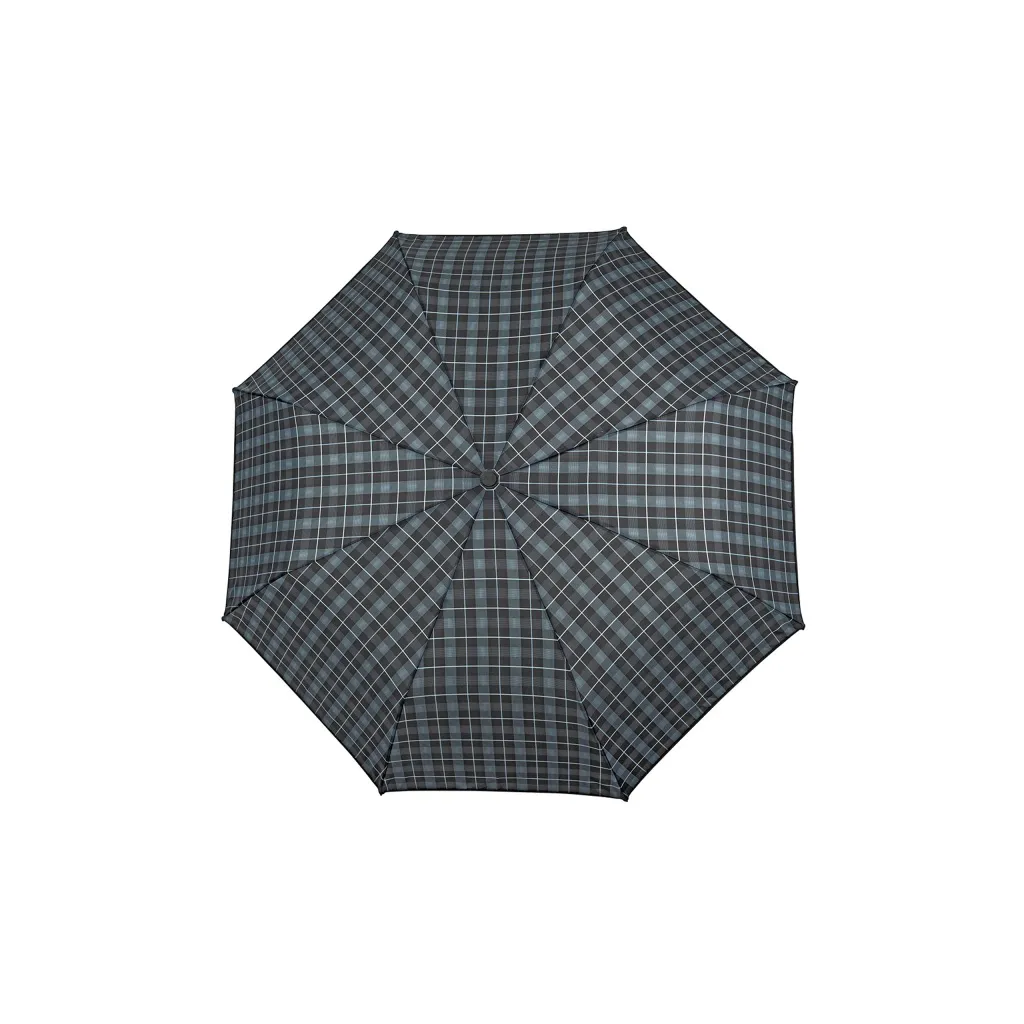 PERLETTI Pánský automatický deštník TIME / tyrkysový proužek, 21712