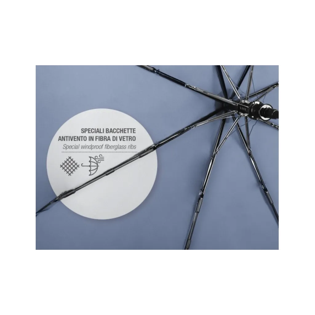 PERLETTI Pánský automatický deštník TIME Scozzese / šedo-hnědý, 21732